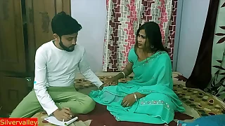 Indian sexy madam teaching her special student how to romance and sex&excl; with hindi voice